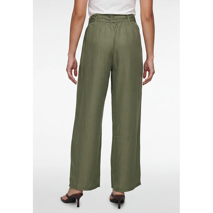 Pantalón Lazo Wide Leg Mujer Verde 2