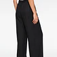 Pantalón Lazo Wide Leg Mujer Negro - Miniatura 2