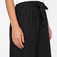 Pantalón Lazo Wide Leg Mujer Negro - Miniatura 4