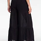 Pantalón Boho Wide Leg Mujer Negro - Miniatura 2