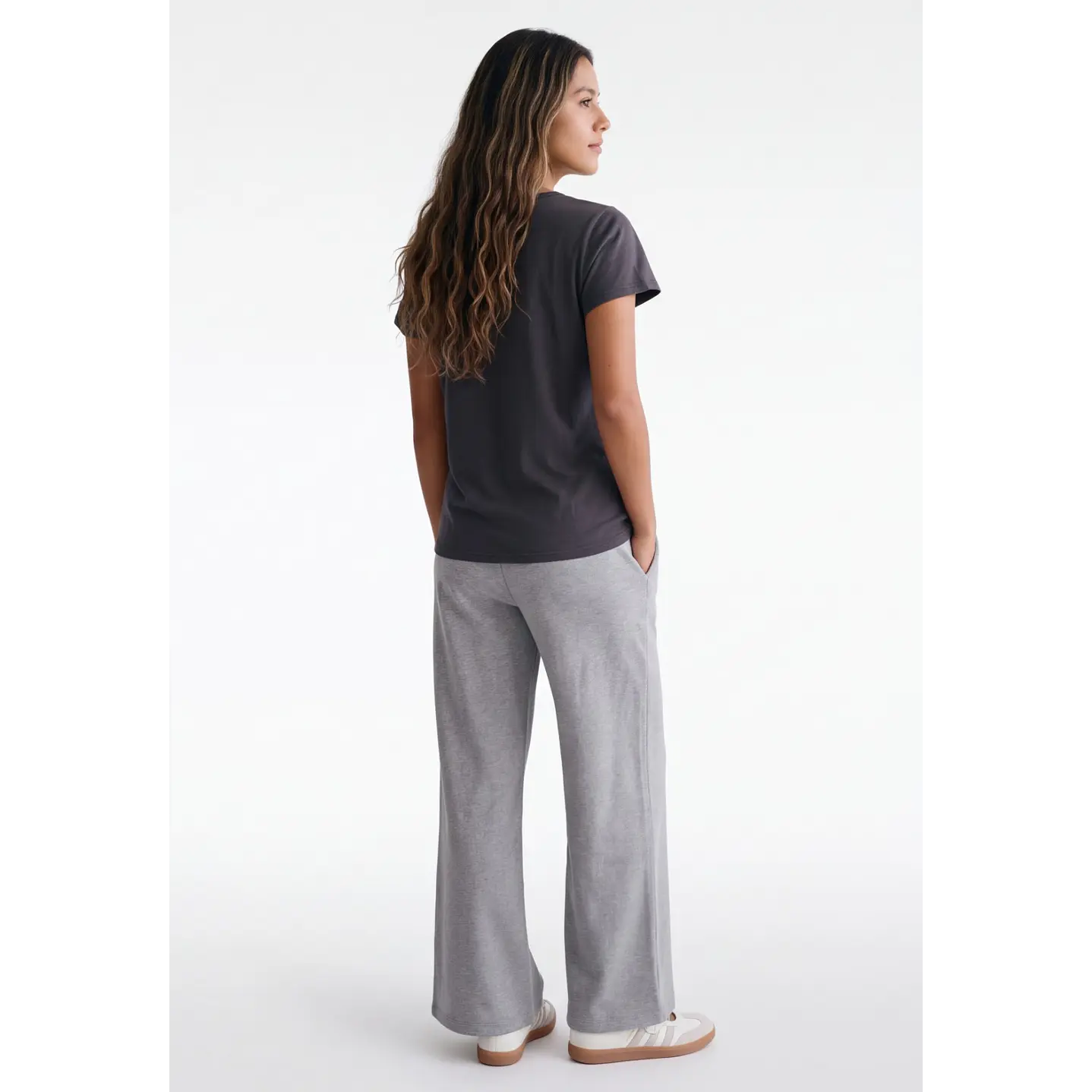 Polera Cherry  Mujer Gris 2