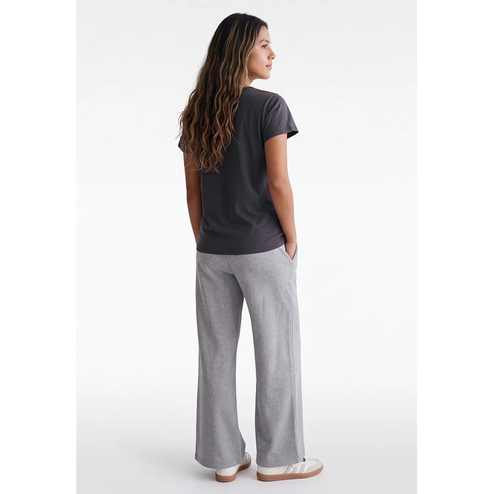 Polera Cherry  Mujer Gris 2