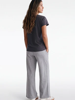 Polera Cherry  Mujer Gris