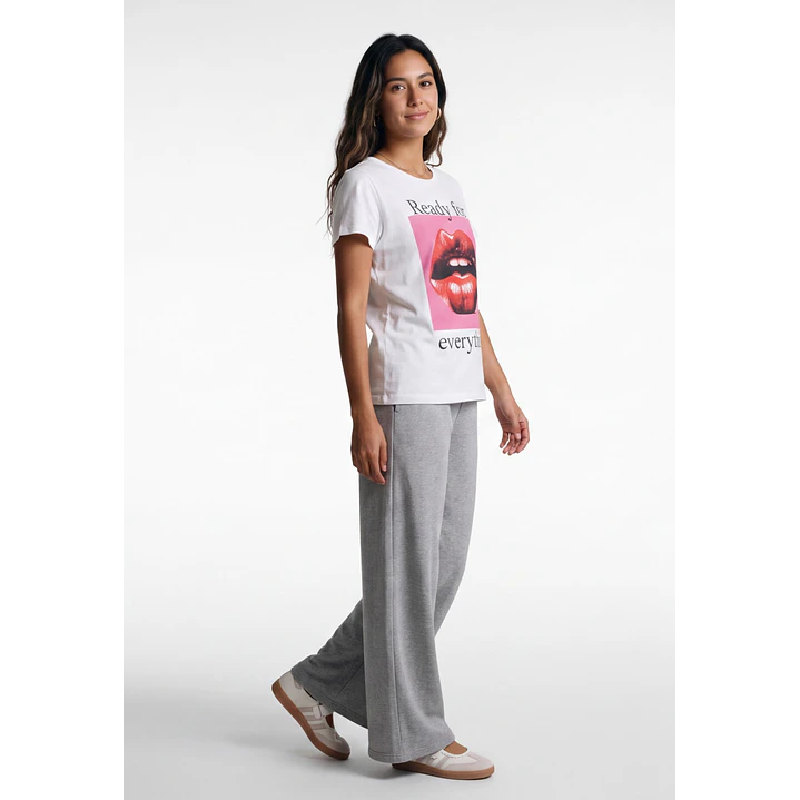 Polera Cherry Mujer Blanco 3