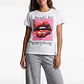 Polera Cherry Mujer Blanco - Miniatura 1