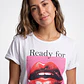 Polera Cherry Mujer Blanco - Miniatura 4