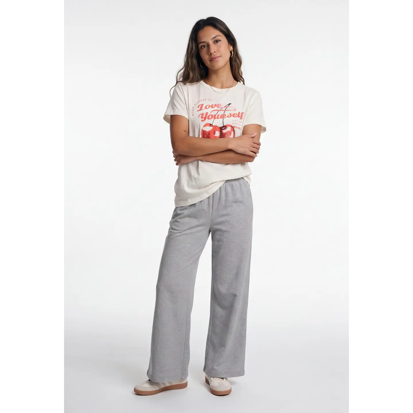 Polera Cherry Mujer Beige 1
