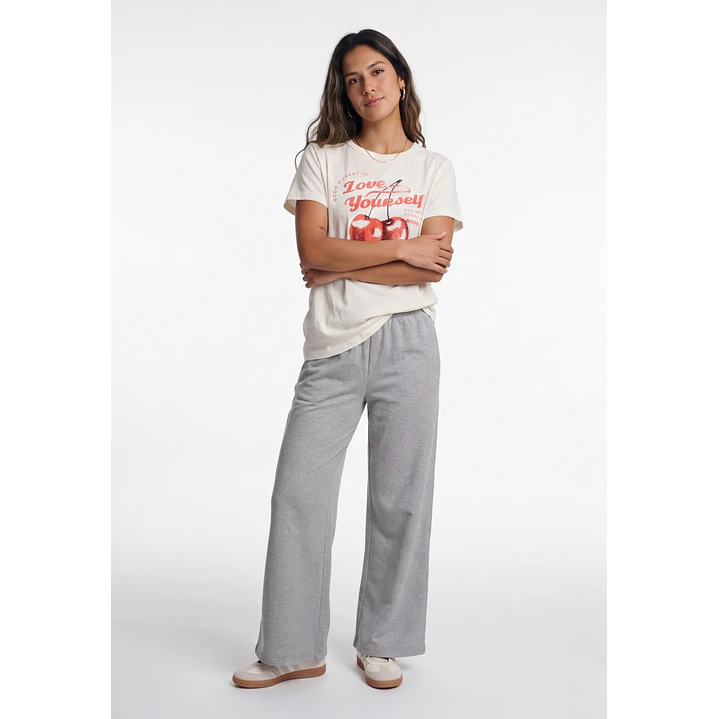 Polera Cherry Mujer Beige 1