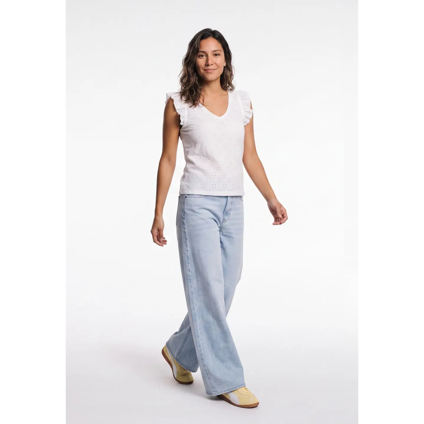 Polera Vuelos Mujer Crudo 3