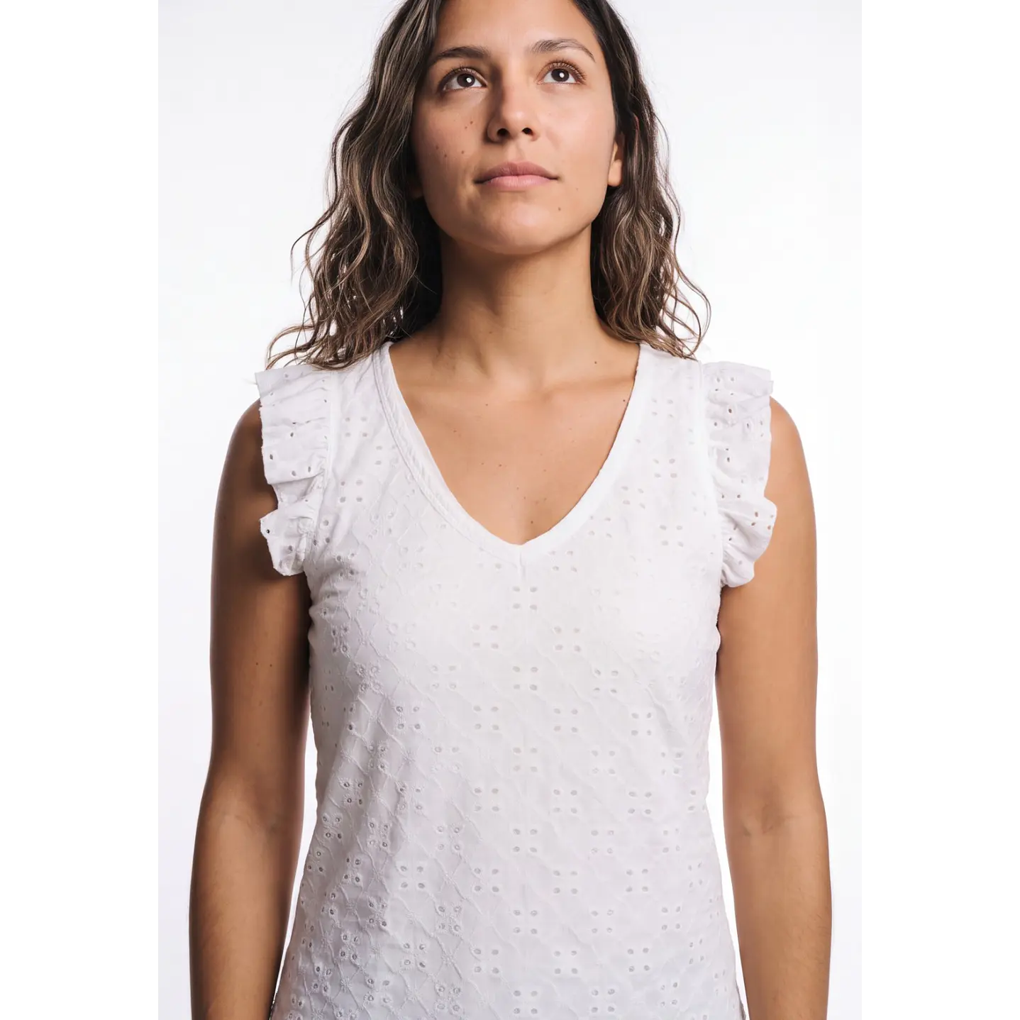 Polera Vuelos Mujer Crudo 4