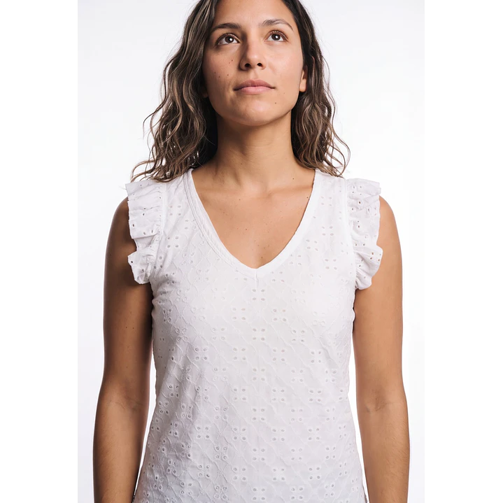 Polera Vuelos Mujer Crudo 4