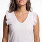 Polera Vuelos Mujer Crudo - Miniatura 4