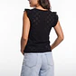 Polera Vuelos Mujer Negro - Miniatura 2