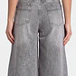 Short Maxi Denim Mujer Gris - Miniatura 2