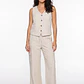 Vest Lino Mujer Crudo - Miniatura 3
