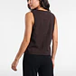 Vest Lino Mujer Café - Miniatura 2