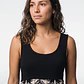 Vestido Plano Mujer Negro - Miniatura 4