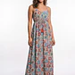 Vestido Largo Indian Mujer Beige - Miniatura 1