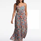 Vestido Largo Indian Mujer Beige - Miniatura 3