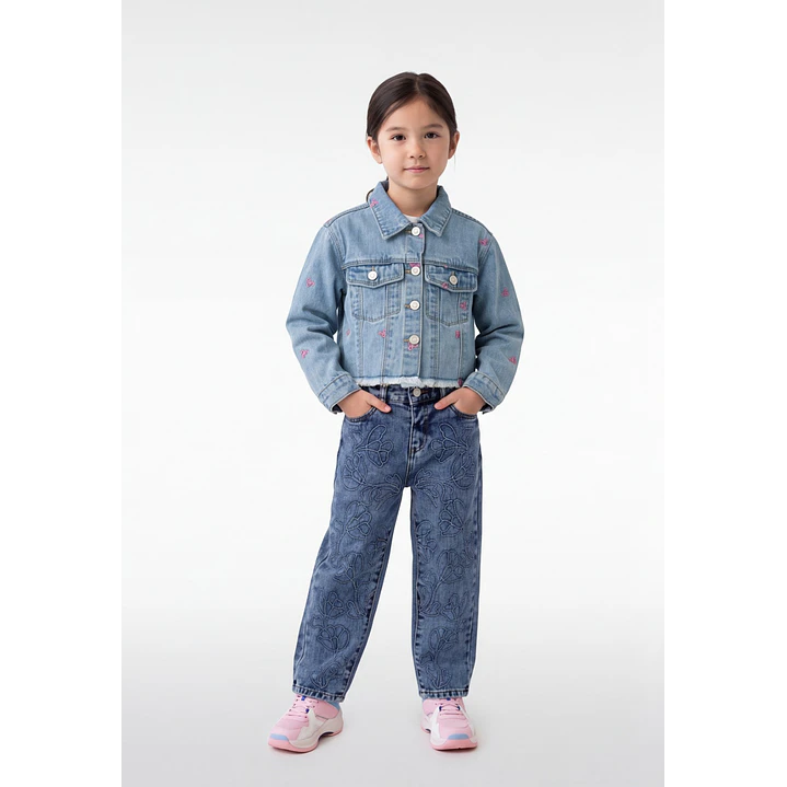 Chaqueta Coquette Niña Azul 3