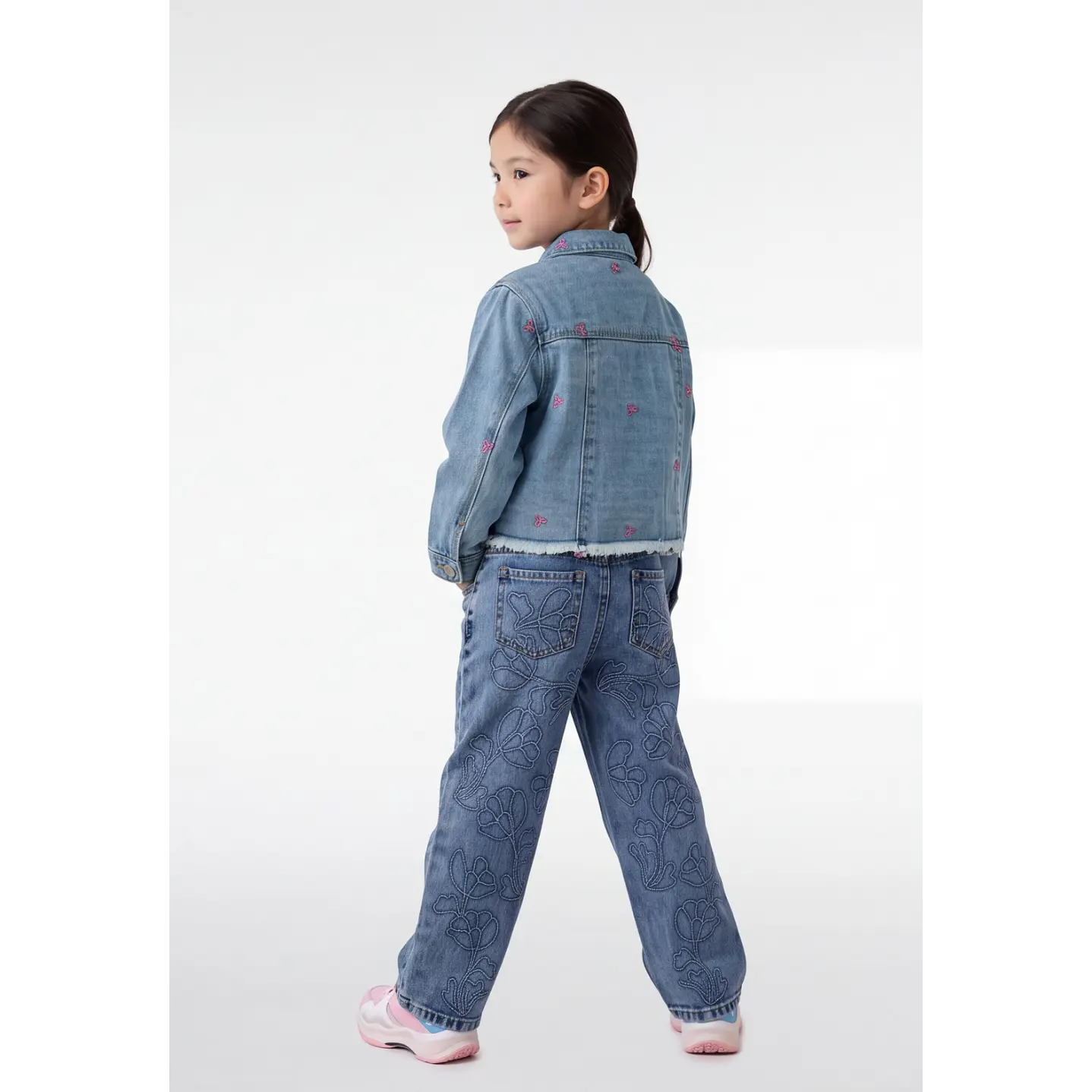 Chaqueta Coquette Niña Azul 2