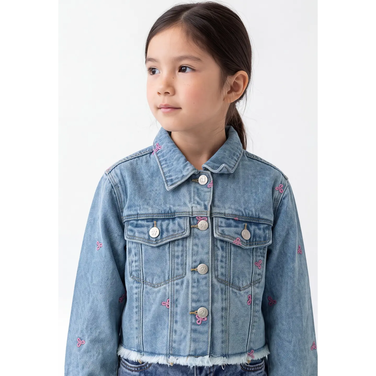 Chaqueta Coquette Niña Azul 4