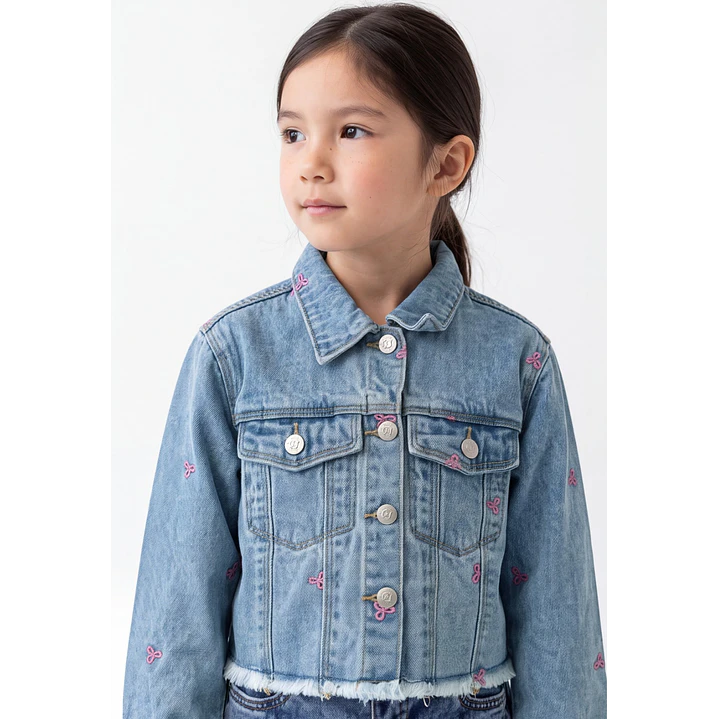 Chaqueta Coquette Niña Azul 4