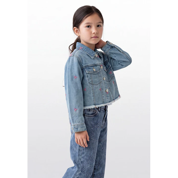 Chaqueta Coquette Niña Azul 1