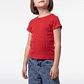 Polera Rib Perlas Niña Rojo - Miniatura 1
