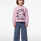 Polerón Oso Niña Rosado - Miniatura 3