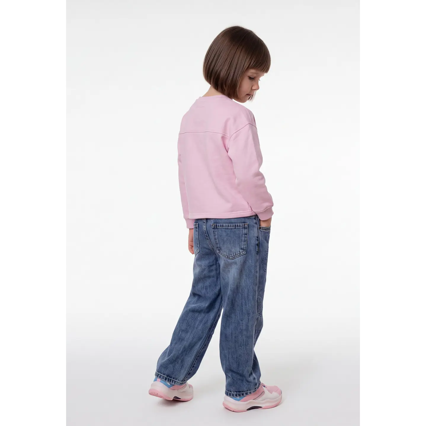 Polerón Oso Niña Rosado 2