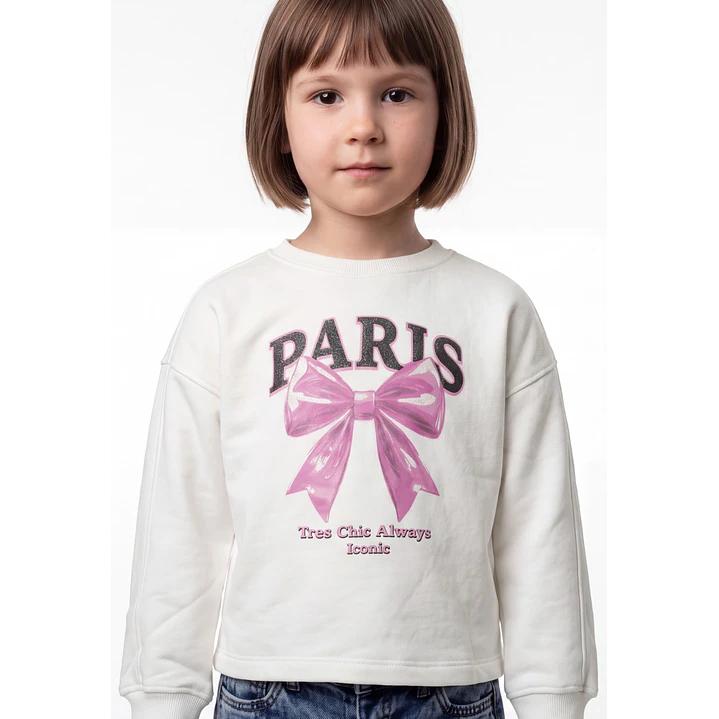 Polerón Paris Niña Crudo 4