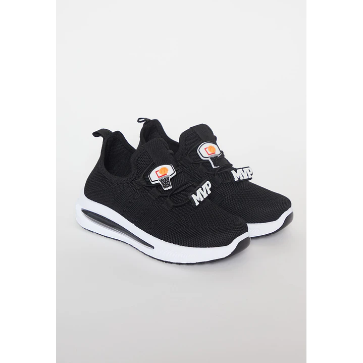 Zapatilla Sport Niño Negro 1