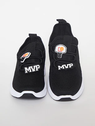 Zapatilla Sport Niño Negro