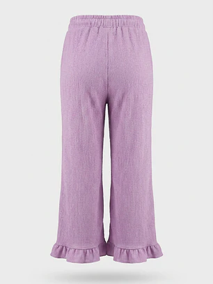 Pantalón Basta Niña Lila