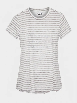 Camisola Mujer Rayas Gris