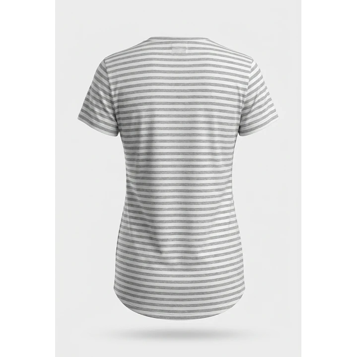 Camisola Mujer Rayas Gris 2