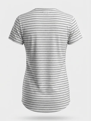 Camisola Mujer Rayas Gris