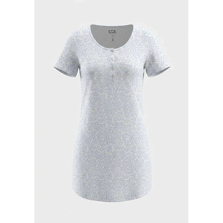 Pijama Clasico Mujer Blanco 1