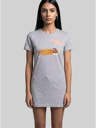 Camisola Mujer Perrito Gris