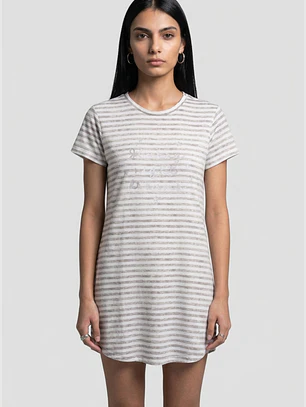 Camisola Mujer Rayas Gris