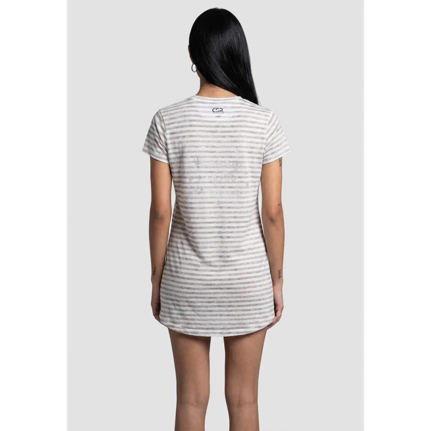 Camisola Mujer Rayas Gris 2