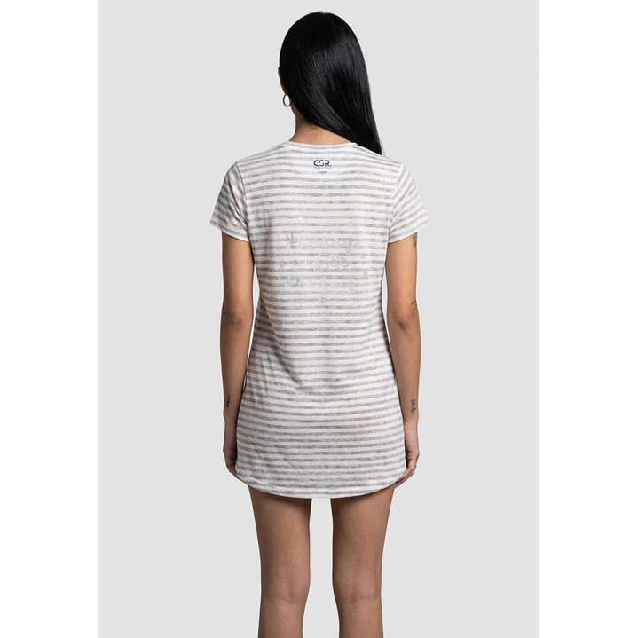 Camisola Mujer Rayas Gris 2