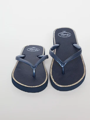 Hawaiana Brillos Mujer Azul