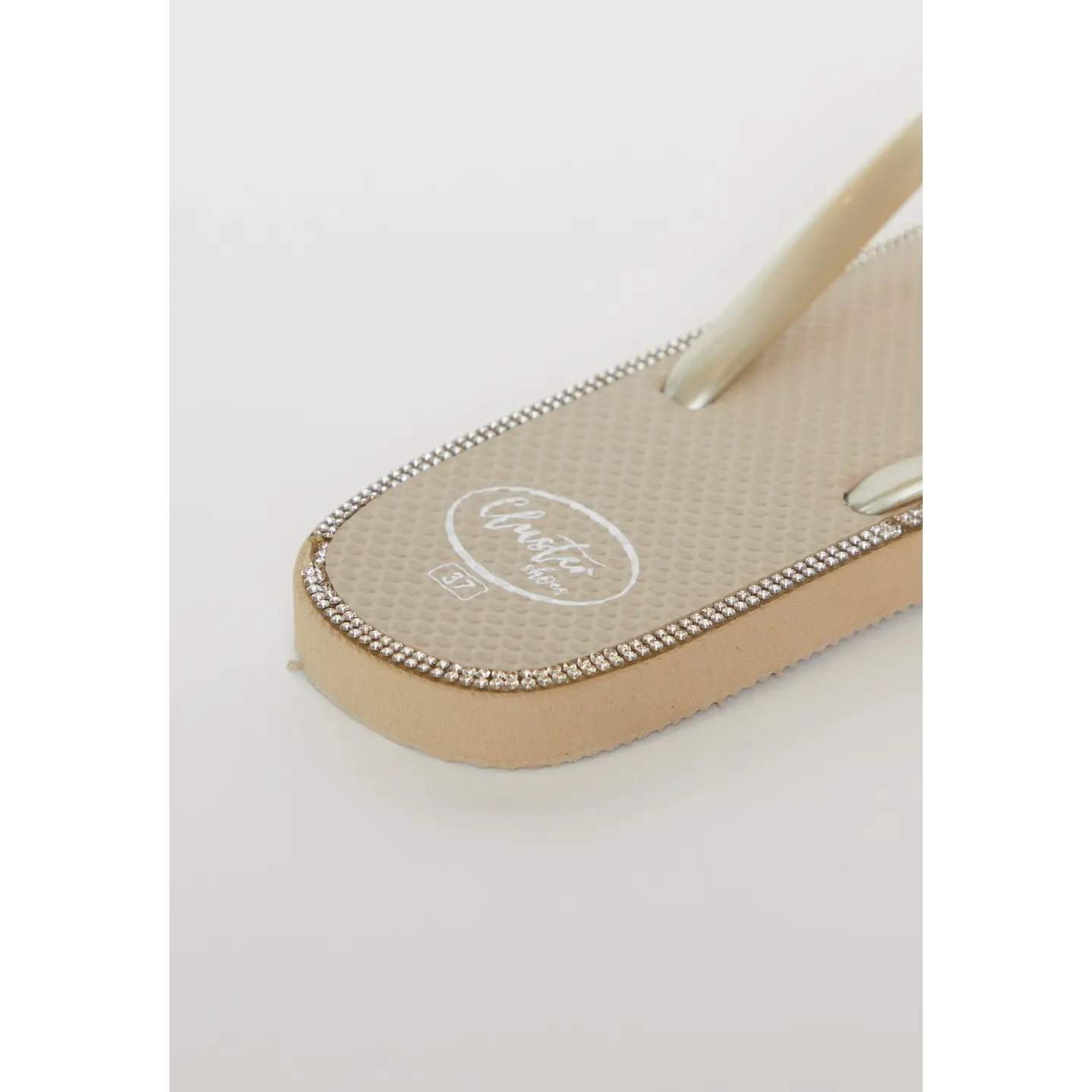 Hawaiana Brillos Mujer Beige 3