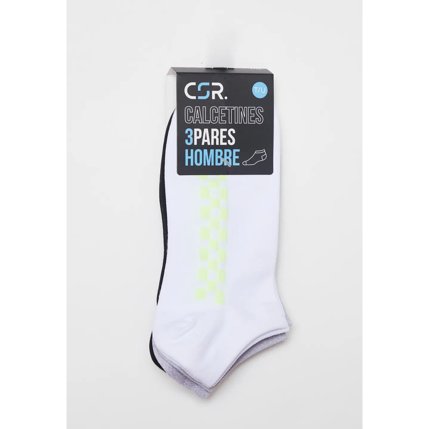 Calcetín Sport Tripack Hombre Blanco 2