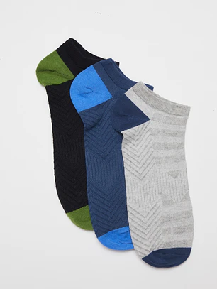 Calcetín Sport Tripack Hombre Azul