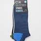 Calcetín Sport Tripack Hombre Azul - Miniatura 2
