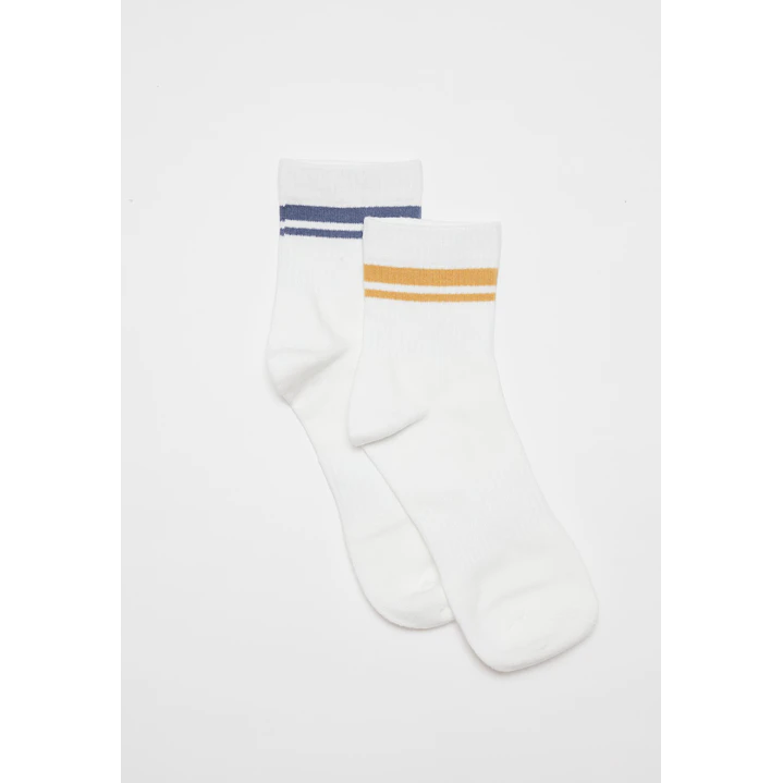 Calcetín Largo Bipack Hombre Blanco 1