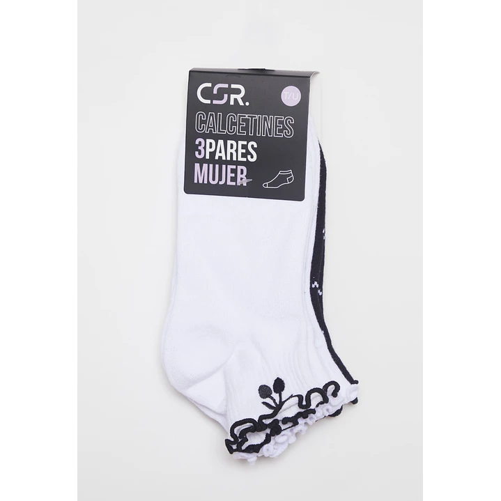 Calcetín Corto Tripack Mujer 2